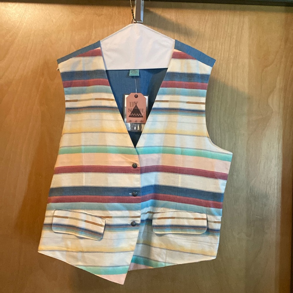 Tasha Polizzi Multicolor Striped Vest